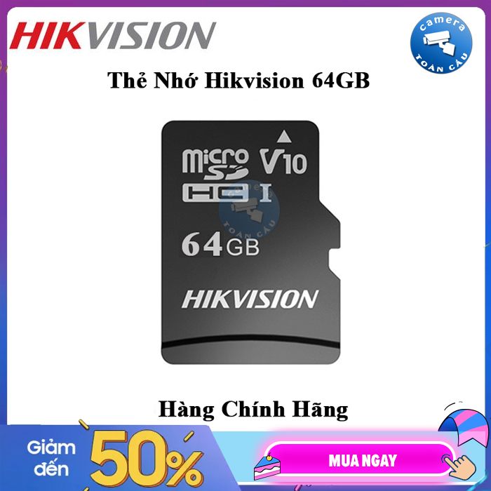 >> BÁO GIÁ (KÈM THẺ CHUYÊN DỤNG, BẢO HÀNH 2 NĂM) CAMERA WIFI HILOOK (HIKVISION) IPC-P220-D/W 1080P, SIÊU NÉT 2.0 MPX FULL | Shopee Lazada Sendo Tiki mới nhất 180 Thẻ nhớ HIKVISION 64GB 92MB/s chuyên dùng cho Camera HIKVISION, EZVIZ, KBVISION, DAHUA, IMOU - Thẻ nhớ Micro SD 64GB HIKVISON - Bảo hành 2 Năm - Camera Toàn Cầu