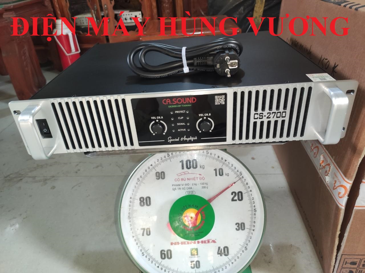 Đẩy công suất casound.- main cs - 2700 sử dụng karaoke gia đình, âm thanh hội trường và các sân khấu, 2000w.