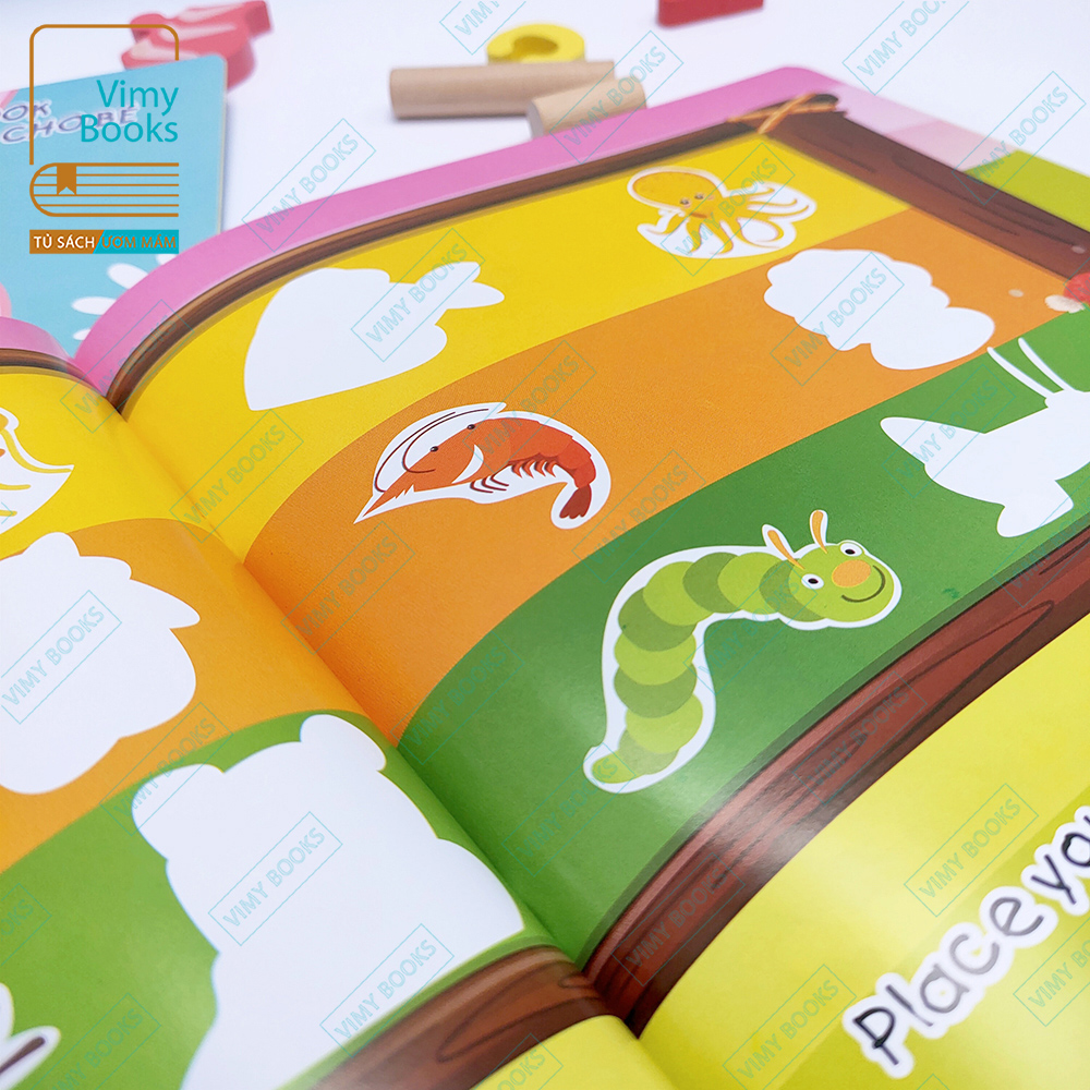 Sách - Miếng Dán Thông Minh Cho Bé - My First Sticker Book (Bộ 3 Cuốn)