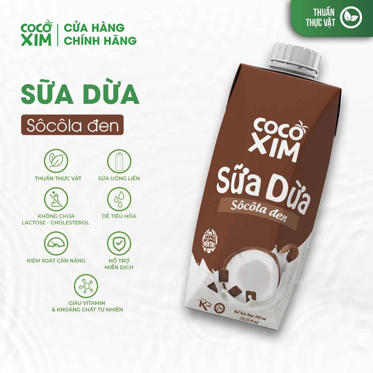 Sữa dừa Cocoxim Các Loại 330ml/Hộp
