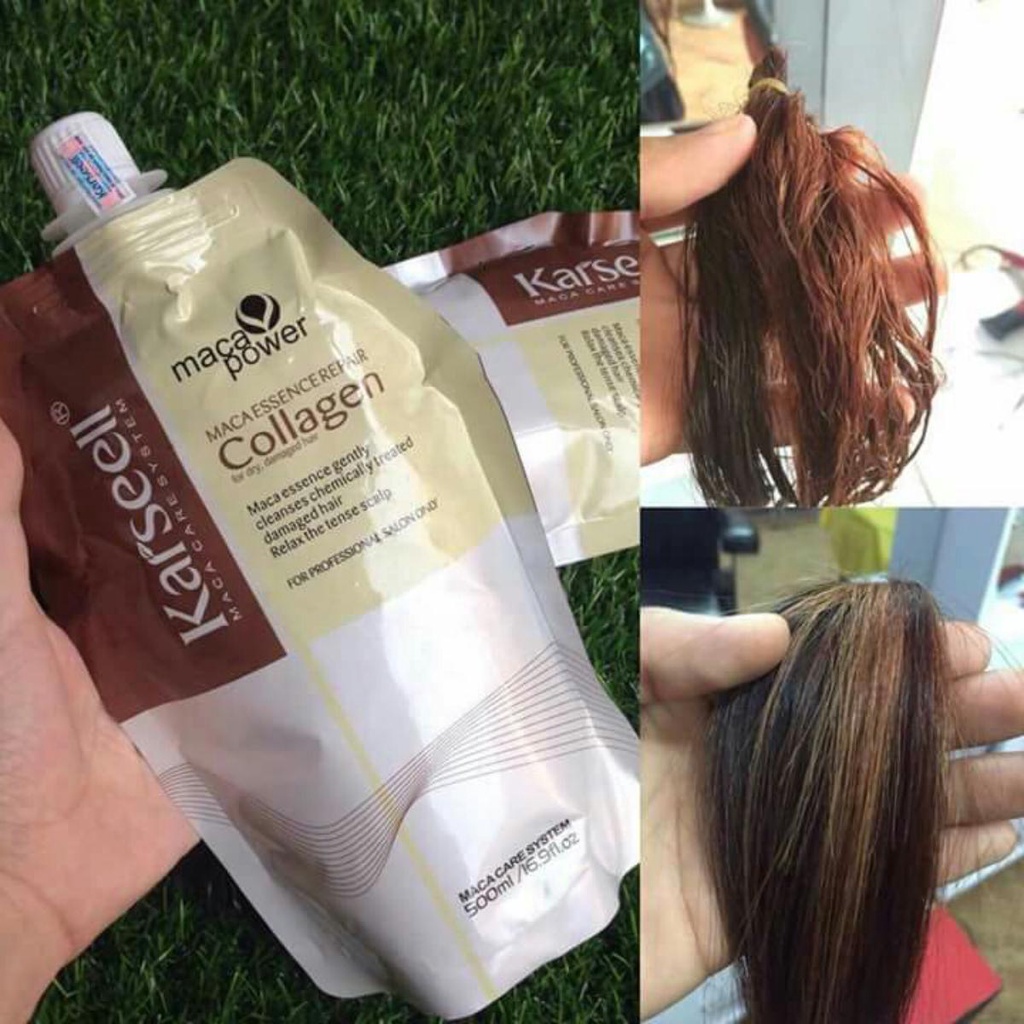 Dầu hấp tóc 💕FREESHIP💕 Hấp tóc - ủ Tóc - Collagen Karseell - Karseell Maca 500ml