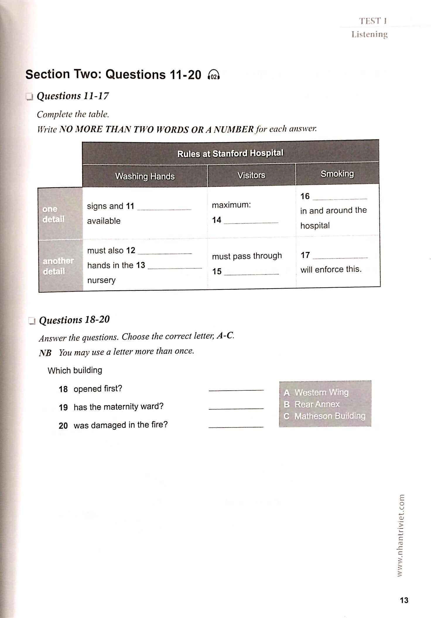 Fahasa - IELTS Test Practice Book (Kèm CD)