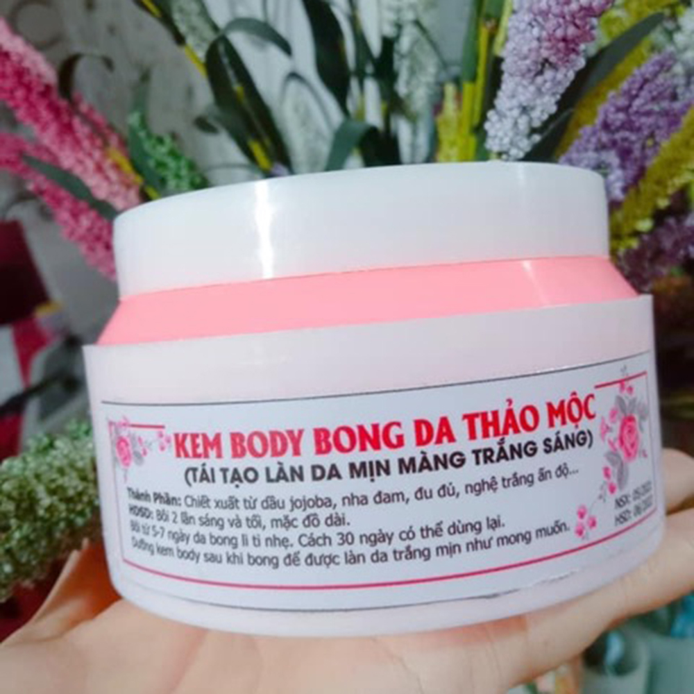Kem body bong tái tạo da handmade 250g