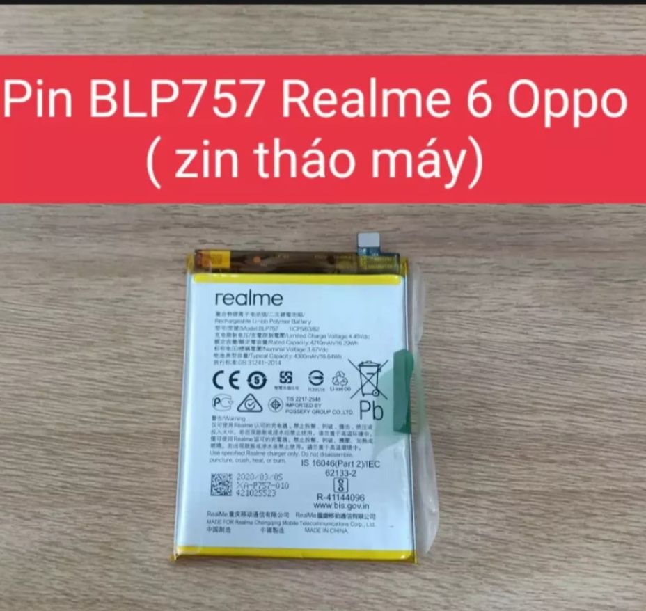 Pin Oppo Realme 6 BLP757