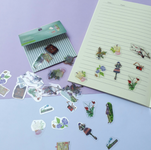 [HCM]Bộ 48 Sticker Hình Dán mini Thanh Xuân