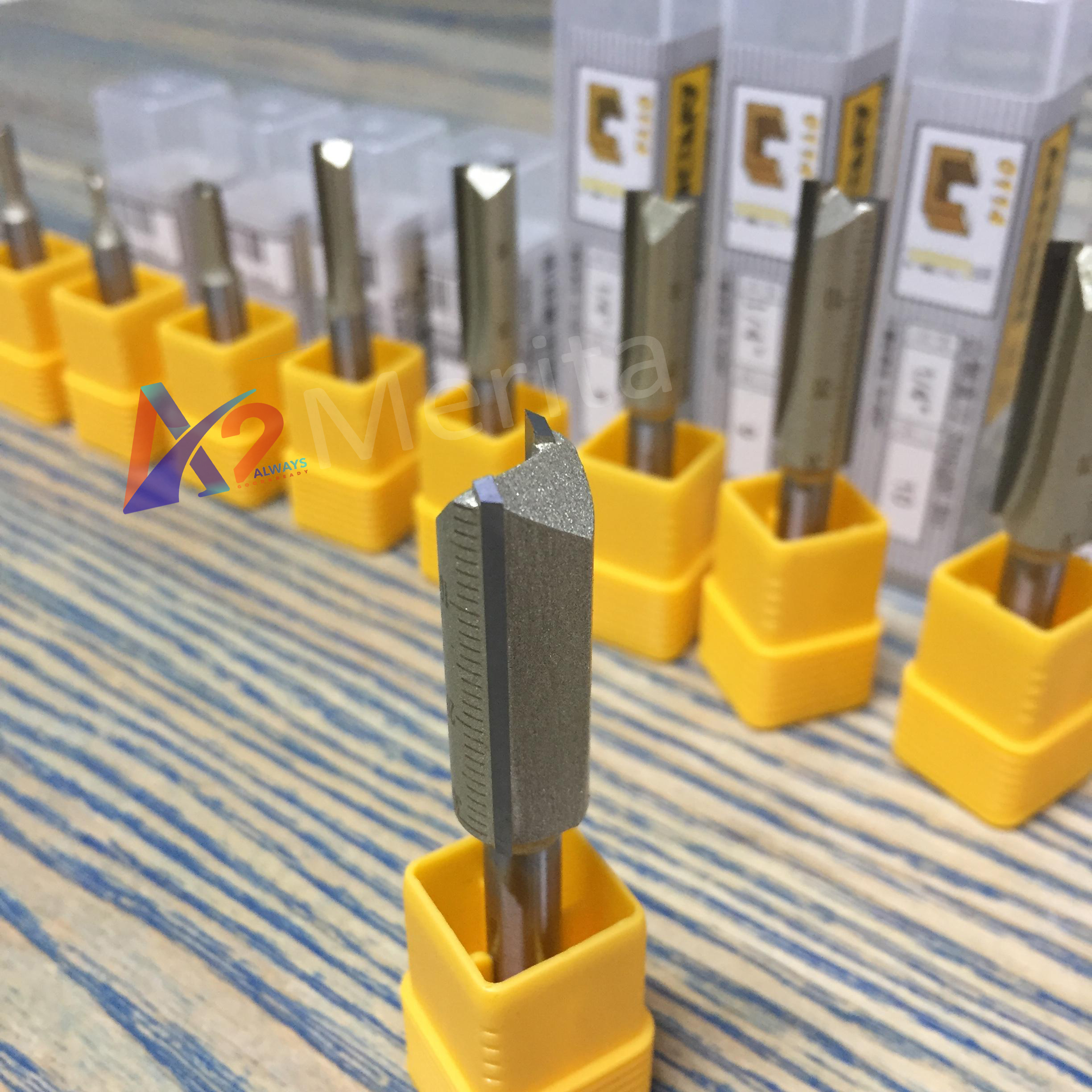 Mũi phay thẳng 1/4"x4.0mm arden - made in taiwan - giá 1 mũi