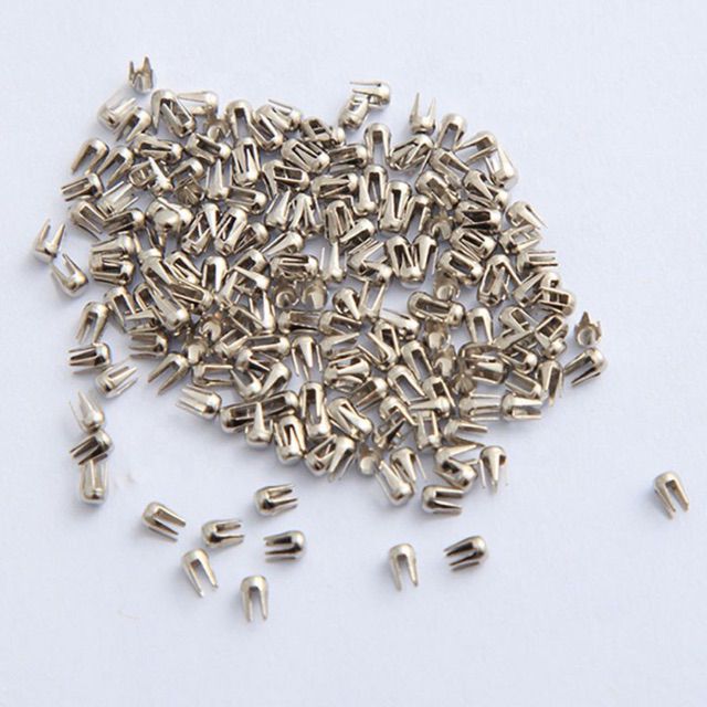 100g Chấu (đinh) đóng hạt giản ngọc sử dụng để đính kết hạt giả ngọc váo áo váy