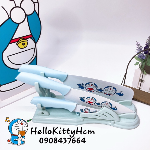 Bộ Dao Hello Kitty Vs Doreamon
