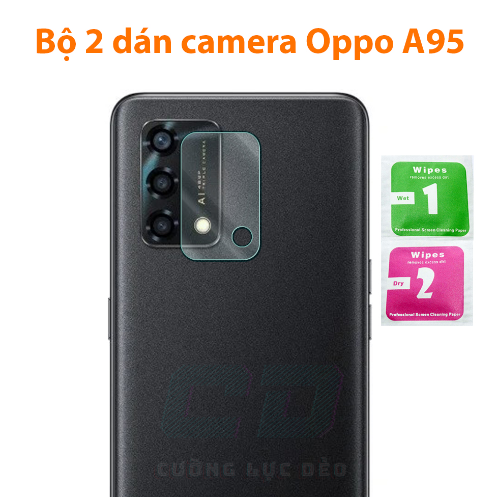 Cường lực dẻo camera Oppo A95 [2 cái]