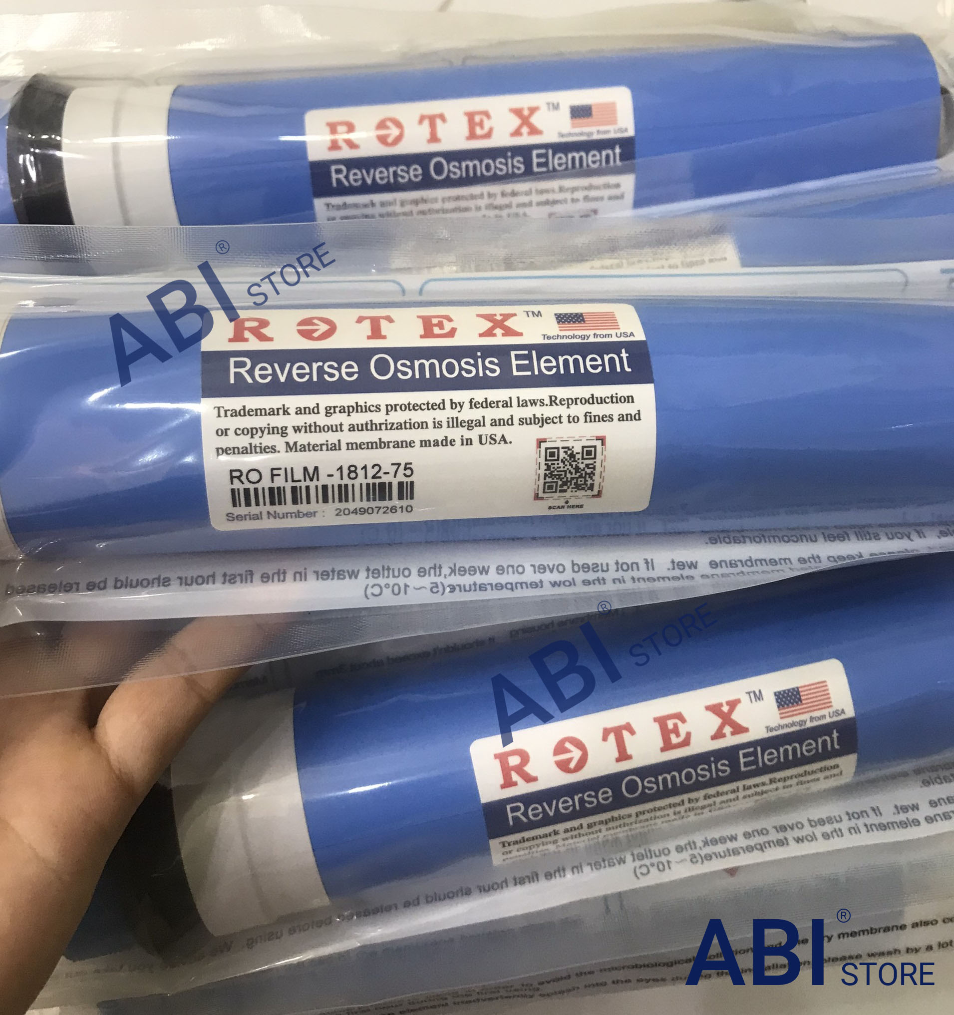 Màng lọc nước RO ROTEX chính hãng 75-15 vòng chuẩn truy xuất nguồn gốc