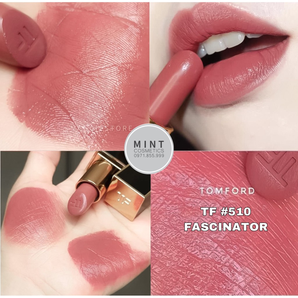 Son Tom Ford Lip Color Matte Lipstick Ruby Rush 07 Vỏ Đen Aura Store
