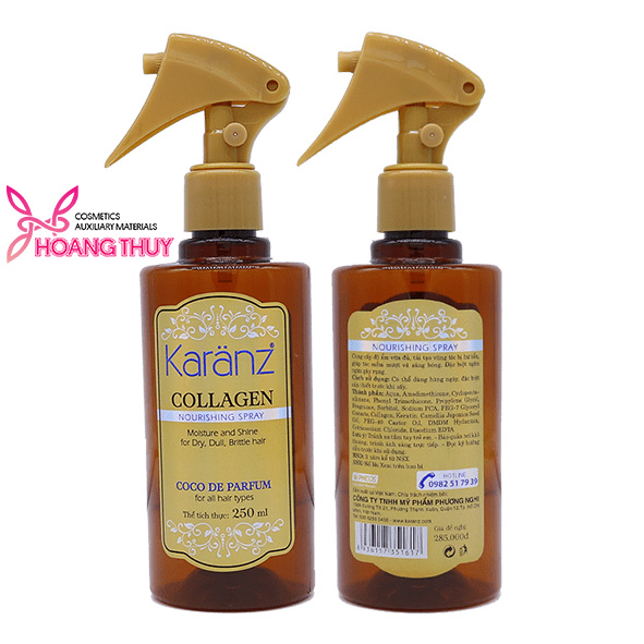 Xịt dưỡng tóc Collagen KARANZ (250ml)