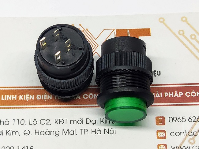 R16-503ad nút nhấn tự giữ 16mm 3a 250v