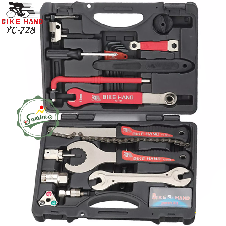 Bộ dụng cụ sửa xe đạp BIKE HAND YC-728 18 món – Chính hãng – BikeHand >>> top1shop >>> lazada.vn