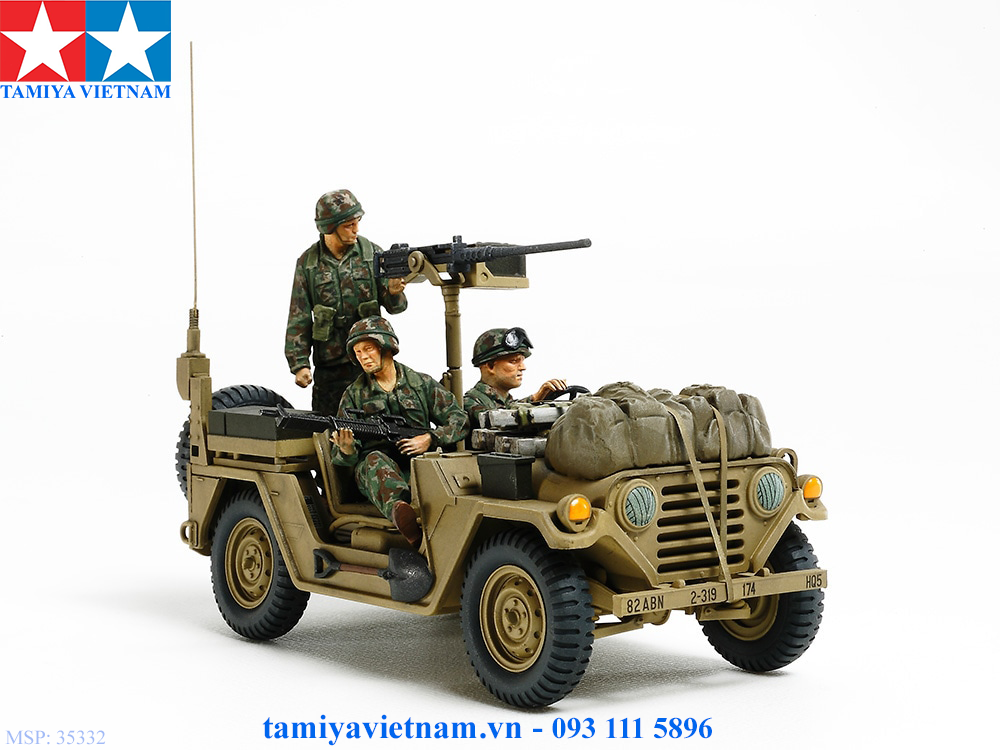 35332 mô hình xe jeep quân sự 1/35 scale u.s. utility truck m151a2 "grenada 1983"