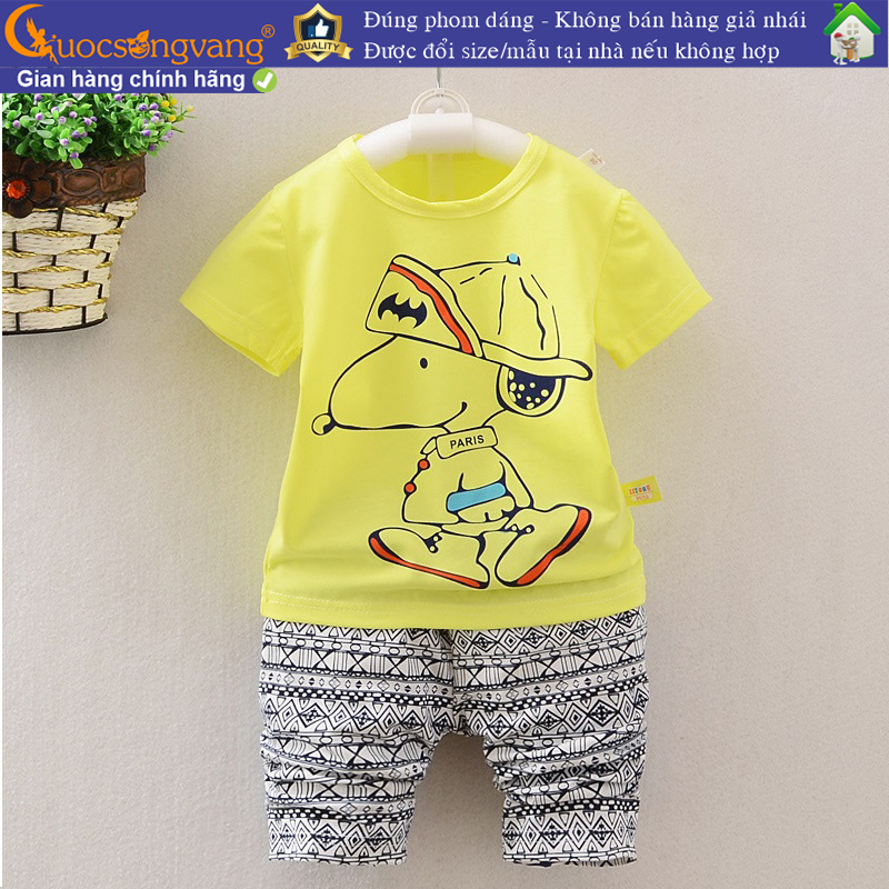 Bộ quần áo trẻ em mùa hè set đồ trẻ em GLSET025 Cuocsongvang