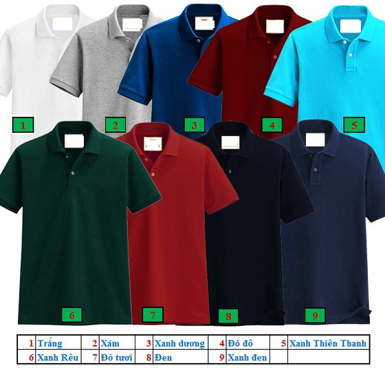 [hcm]sale áo thun nam cá sấu cao cấp thiết kế cổ bẻ phong cách mc store 3