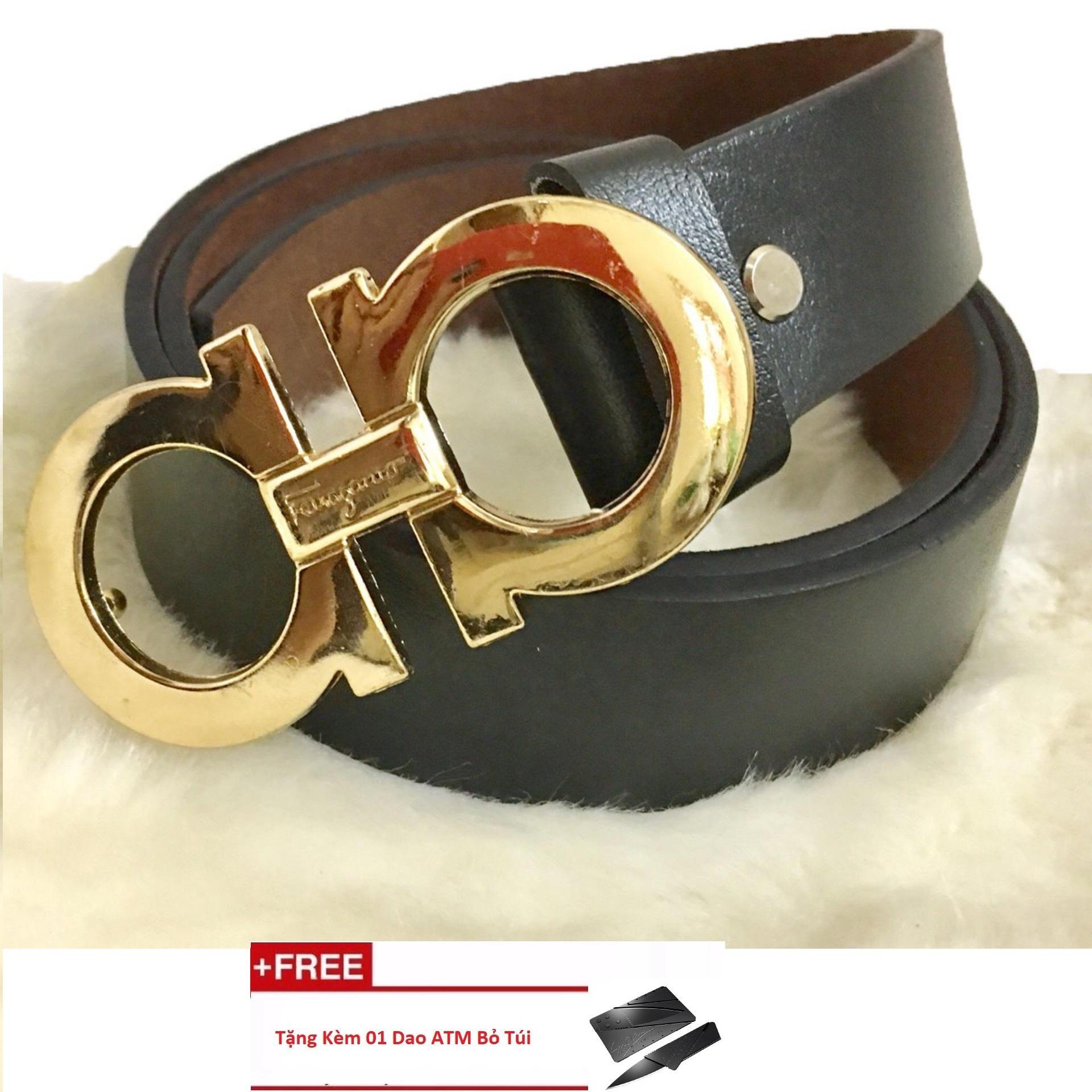 [HCM]Dây nịt nữ chữ H chữ A da thật bảng nhỏ thời trang cao cấp (LM)