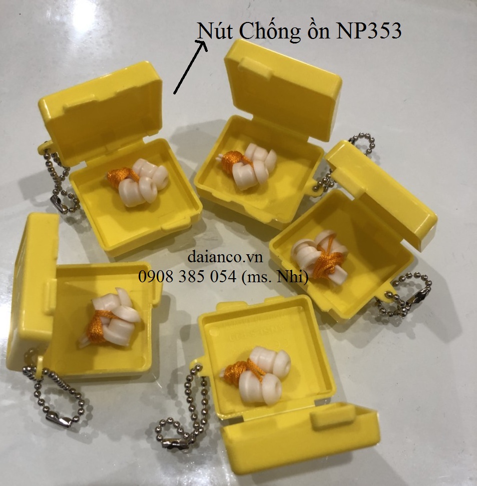Combo 10 cặp nút chống ồn bảo vệ tai kèm hộp đựng- np353, np363