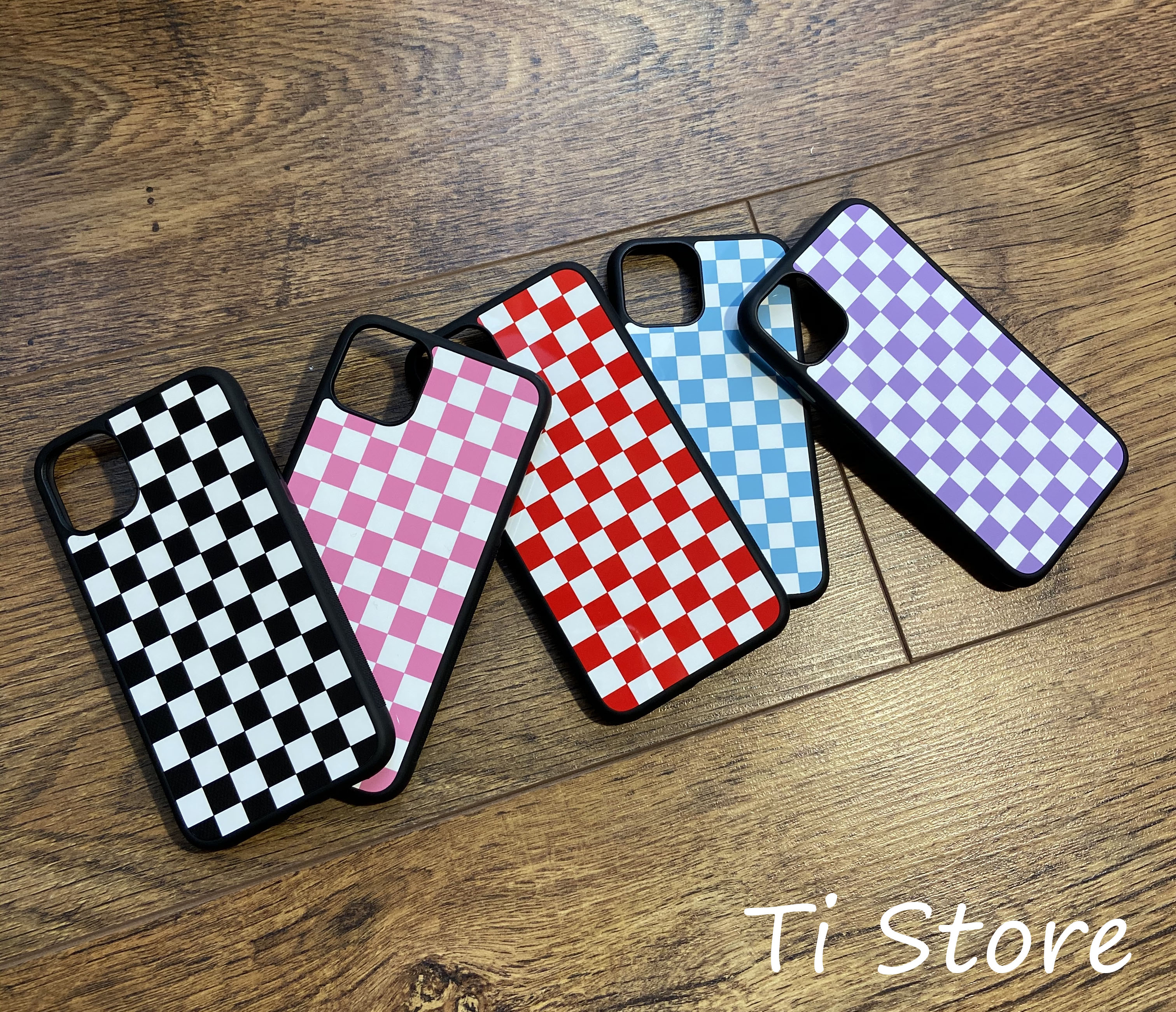 [HCM]Ốp Lưng Caro Nhiều Màu iPhone [ TI STORE ]