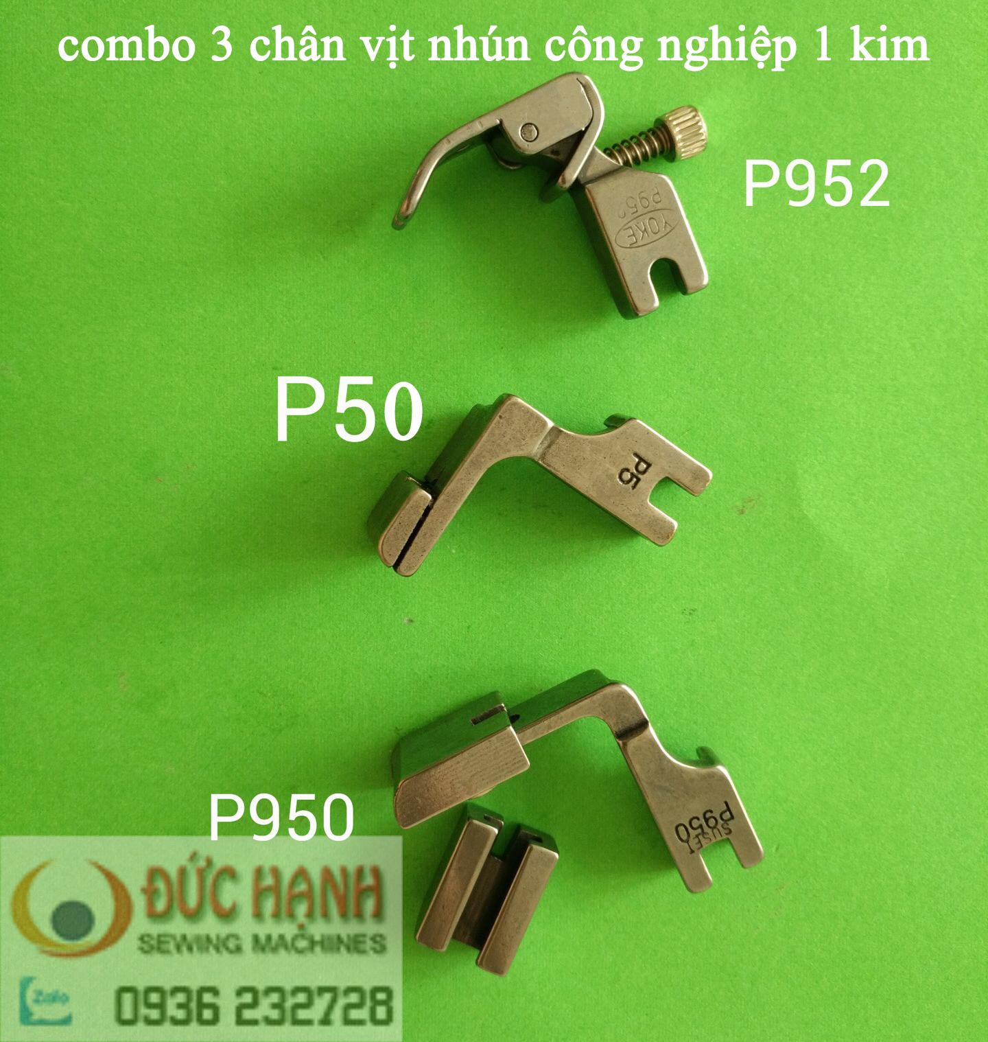 COMBO CHÂN VỊT NHÚN MÁY CÔNG NGHIỆP 1 KIM