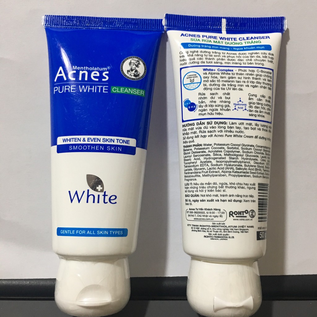 Acnes Pure White – Sữa Rửa Mặt Dưỡng Trắng