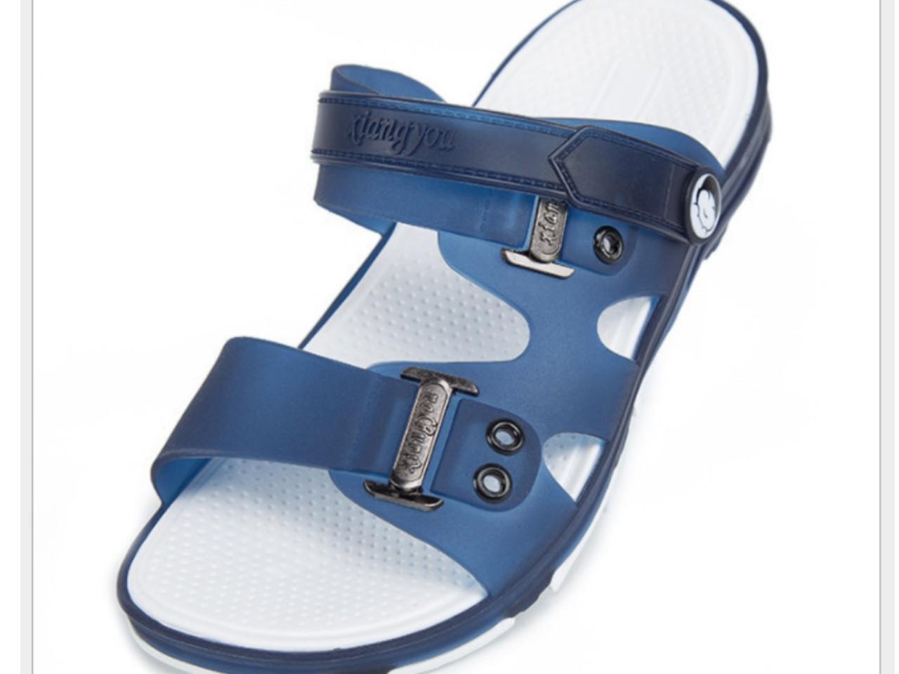 [Hcm]Super Light Men's Slippers with Horizontal Straps