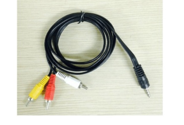 Dây cáp AV 3.5mm 1 ra 3 đầu bông sen chuyên dùng cho Android Box