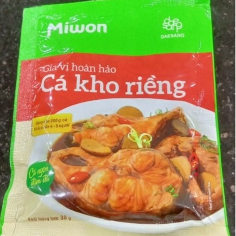 Gia vị cá kho riềng MIWON ( gói 30g)
