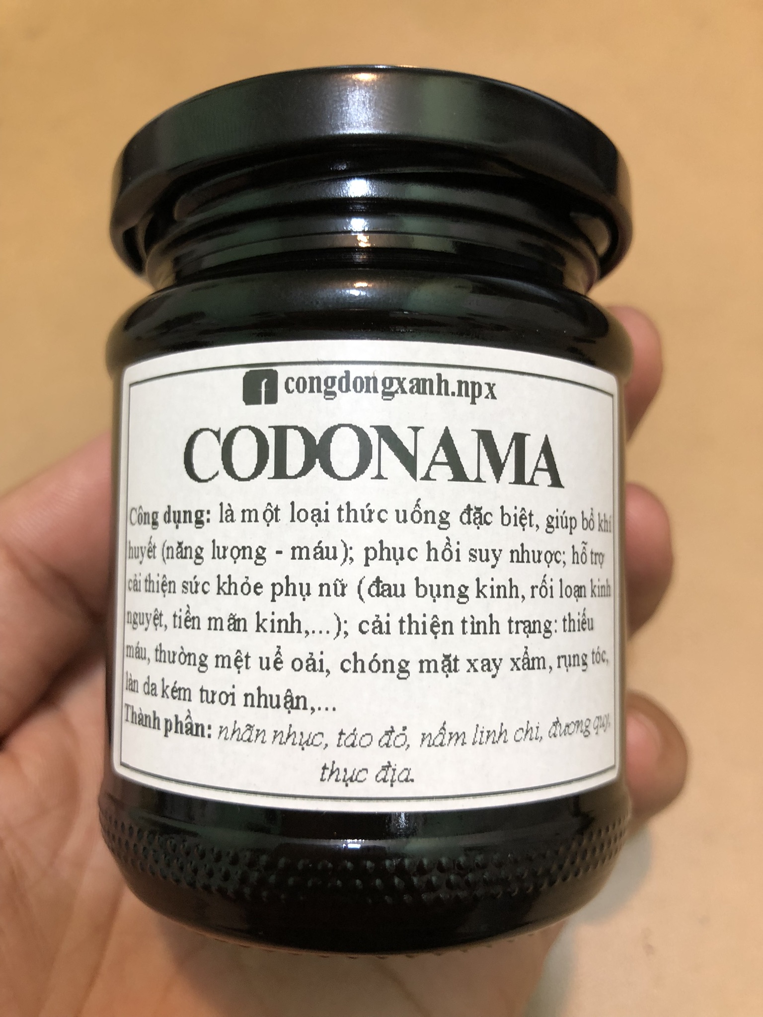 CODONAMA - BỔ NĂNG LƯỢNG VÀ MÁU