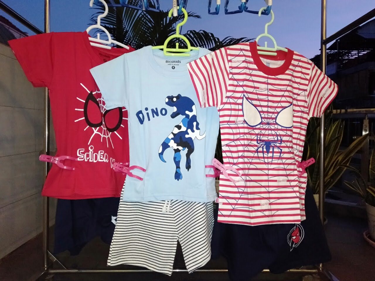 SET 3 BỘ ĐỒ THUN BÉ TRAI