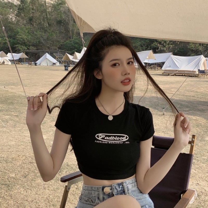Áo Badblood Croptop form body thời trang