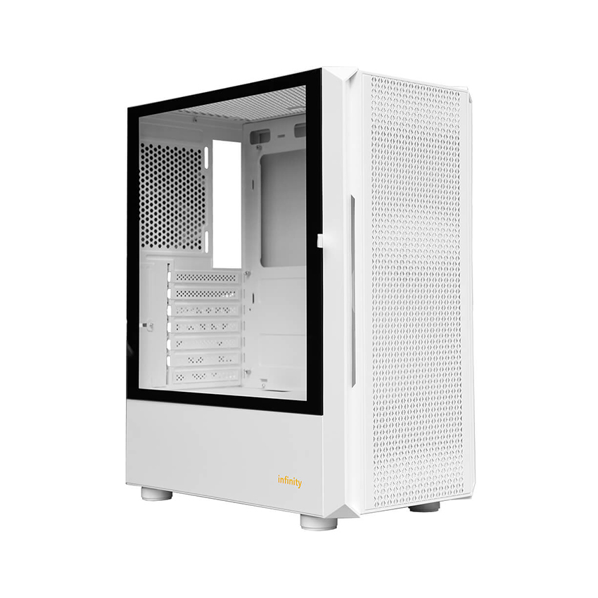 Vỏ case infinity hue - white - atx gaming chassis