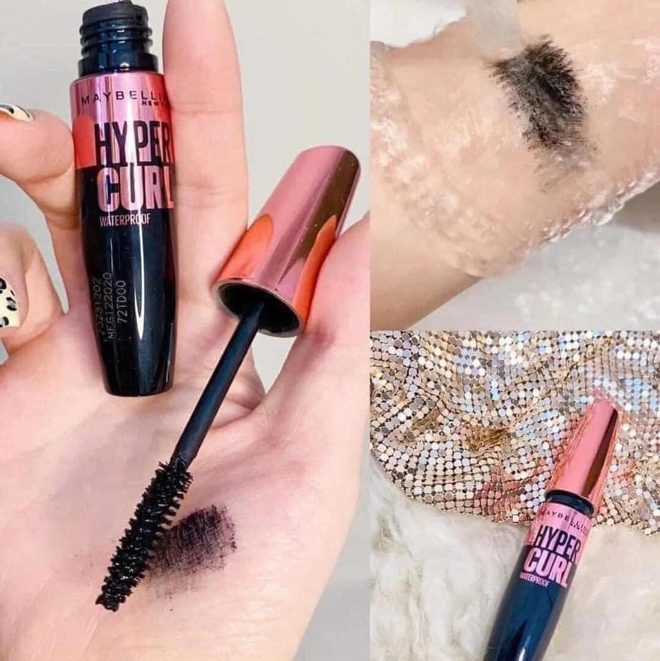 [Bản nội địa Thái] Mascara Maybeline Hypercurl không lem không trôi fullsize 9.2ml