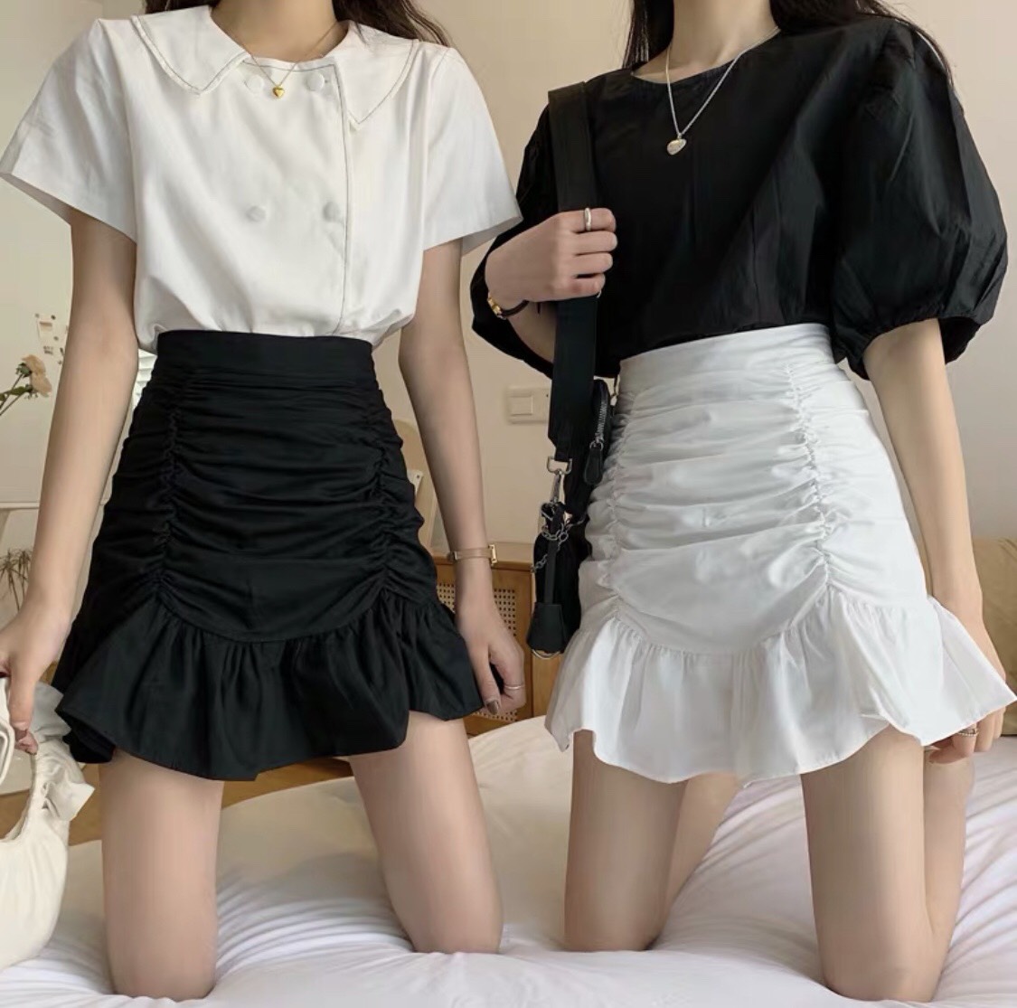 CHÂN VÁY ĐUÔI CÁ NHÚN, PHỤNG HOÀNG