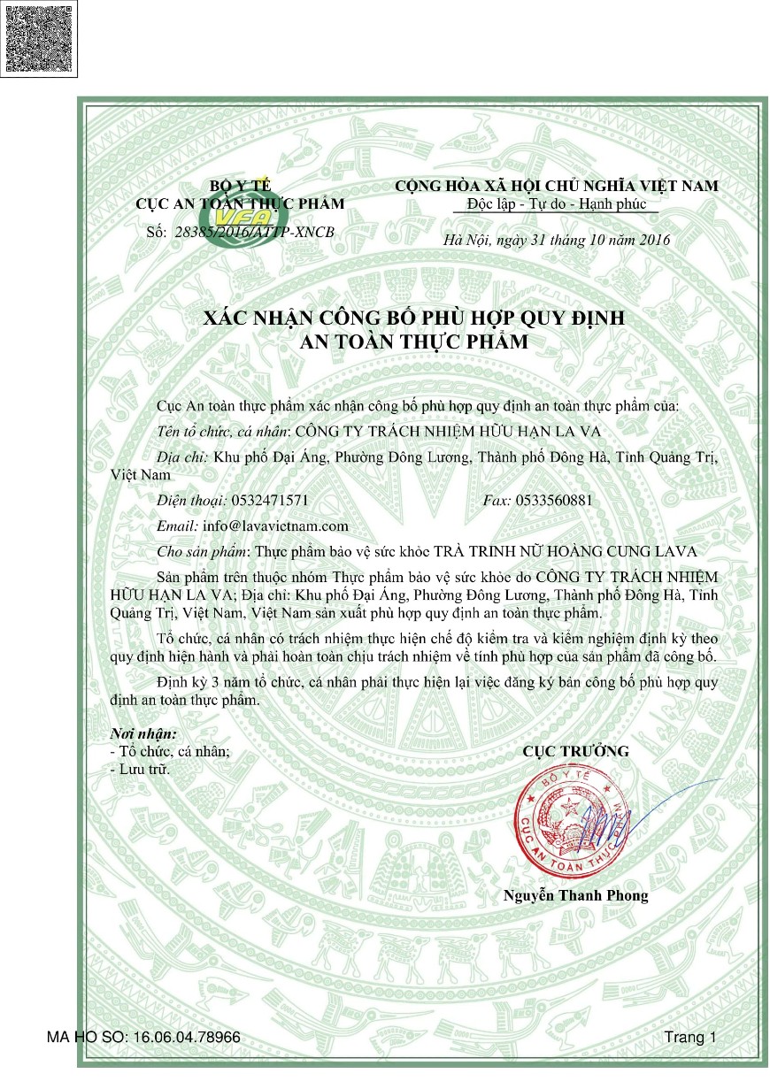 [Lava]Trà Trinh Nữ Hoàng Cung 30 túi lọc