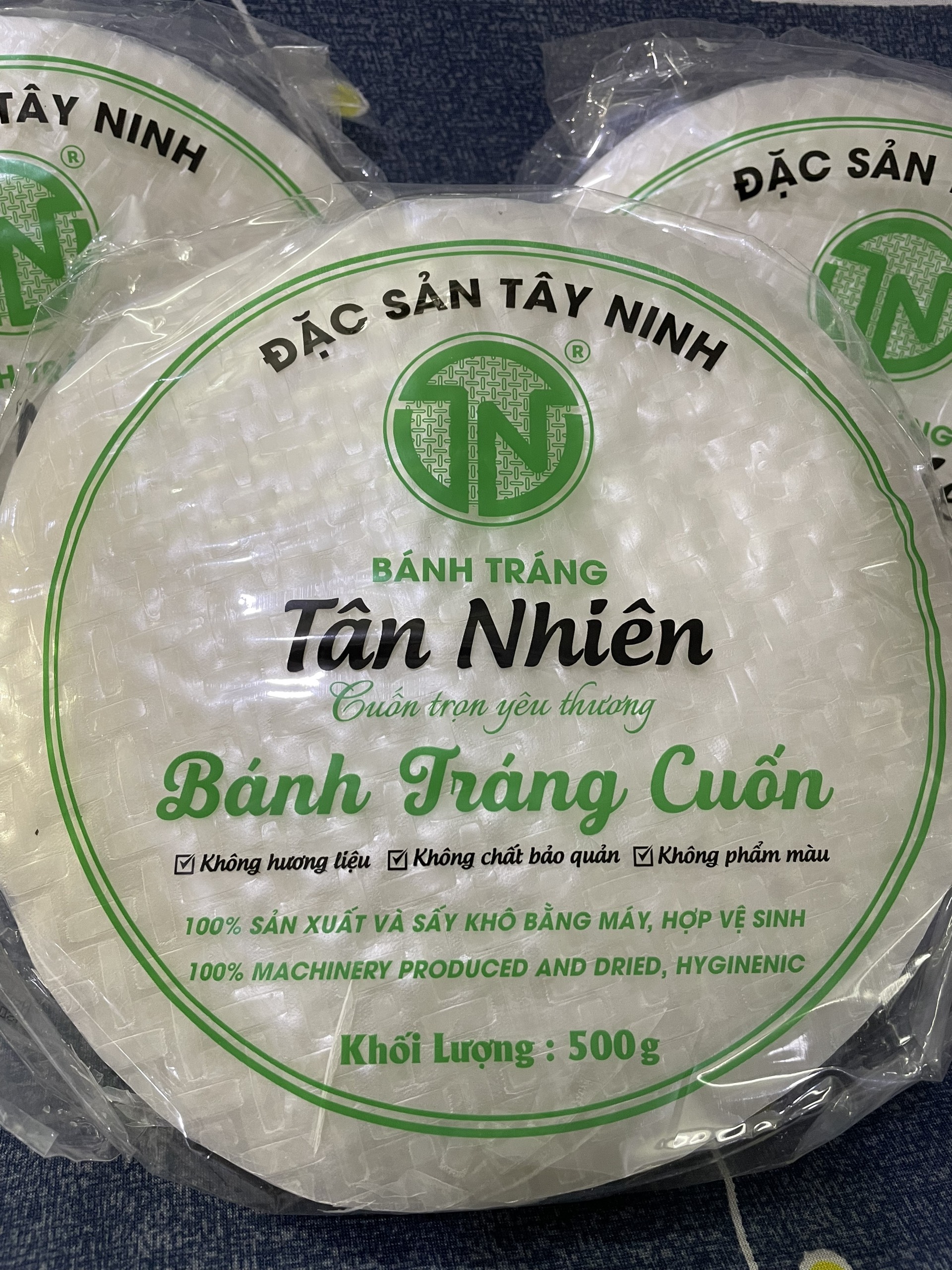 Bánh tráng cuốn Tân Nhiên tròn 22cm (500g)