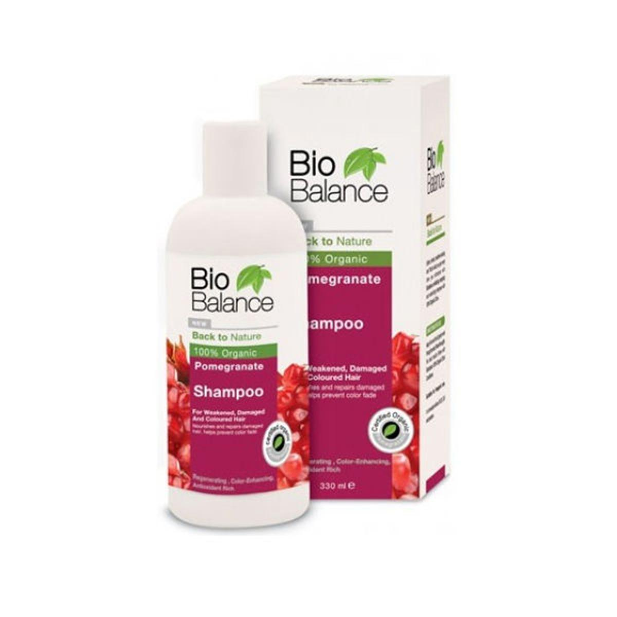 [HCM]Dầu Gội Hữu Cơ Chống Rụng Và Kích Thích Mọc Tóc BIO BALANCE 330ml - Pomegranat (Hương lựu) [ BIOBALANCE ]