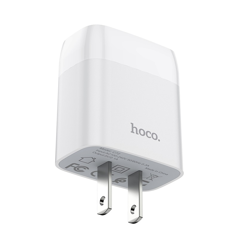 Củ sạc 1 cổng 2.1A cho điện thoại HOCO C72