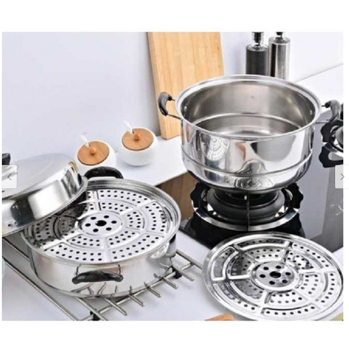 NỒI XỬNG HẤP INOX 3 TẦNG - 28CM