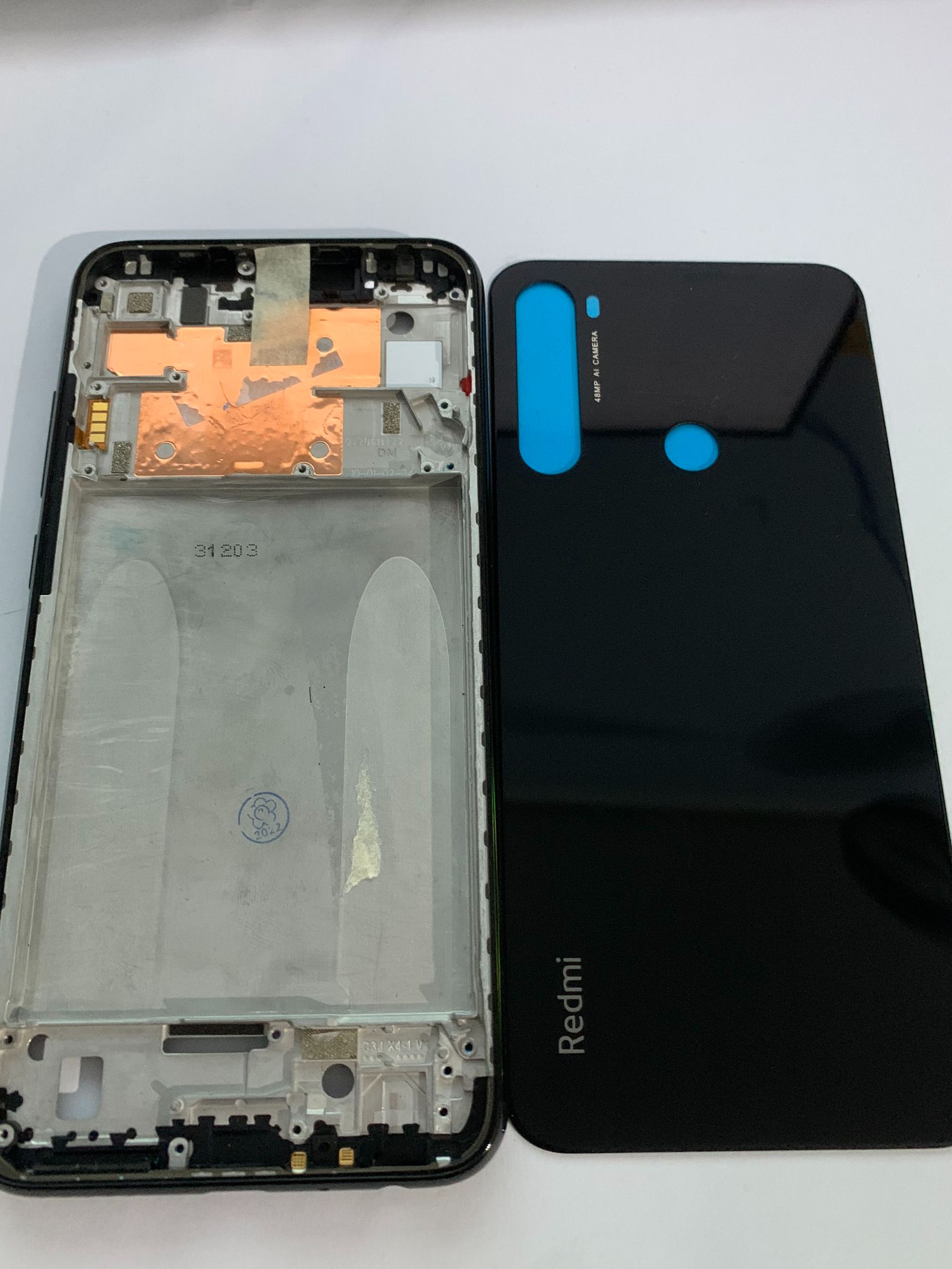 Vỏ bộ Xiaomi Redmi Note 8 Có kính cam và khe sim