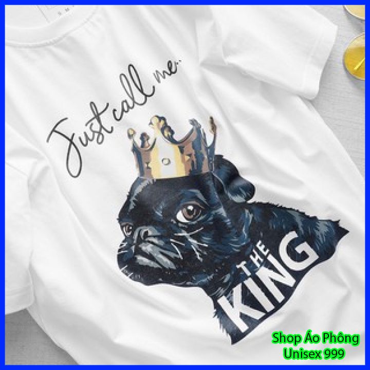 Áo Thun Zara THE KING Unisex Thun Cotton 4 Chiều