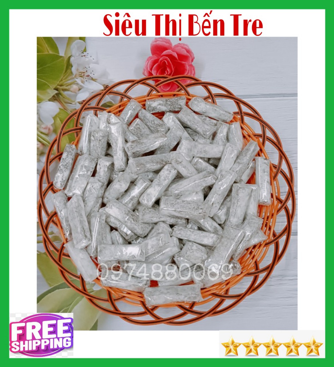 (FREESHIP) 1Kg Kẹo gừng dẻo phấn ( kẹo da trâu) ít ngọt