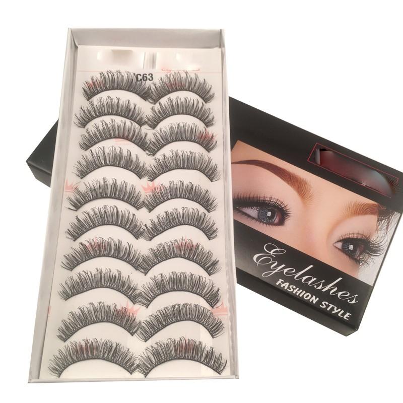 10 cặp mi giả Eyelashes Fashion Style  - Số C29
