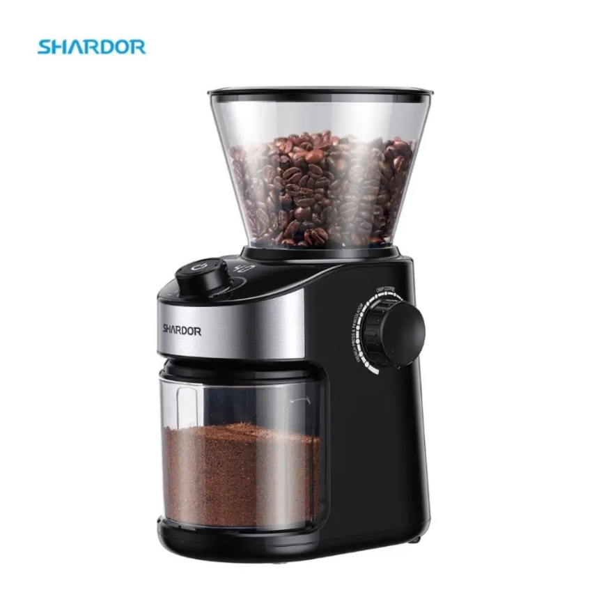Máy xay cà phê cao cấp thương hiệu Shardor CG835B, công suất 150W, dễ dàng điều chỉnh độ mịn, phù hợp với pha coldbrew, pha phin,... [BẢO HÀNH 12 THÁNG]