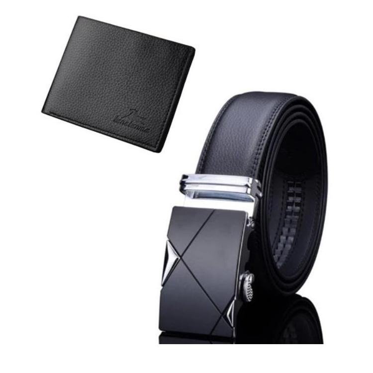 Thắt lưng da nam and ví sep ngắn cao cấp tgbsn02