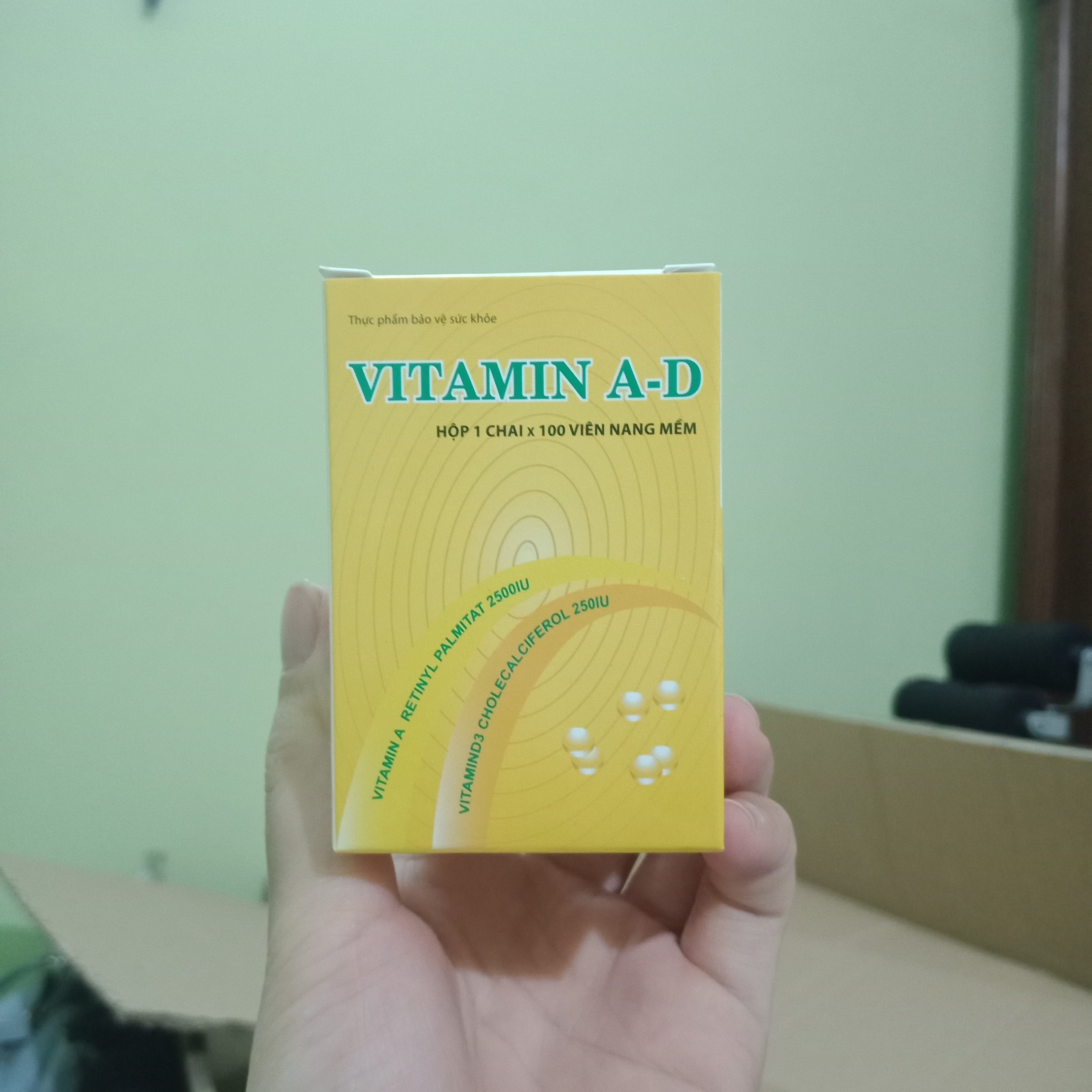 Vitamin A-D lọ 100 viên