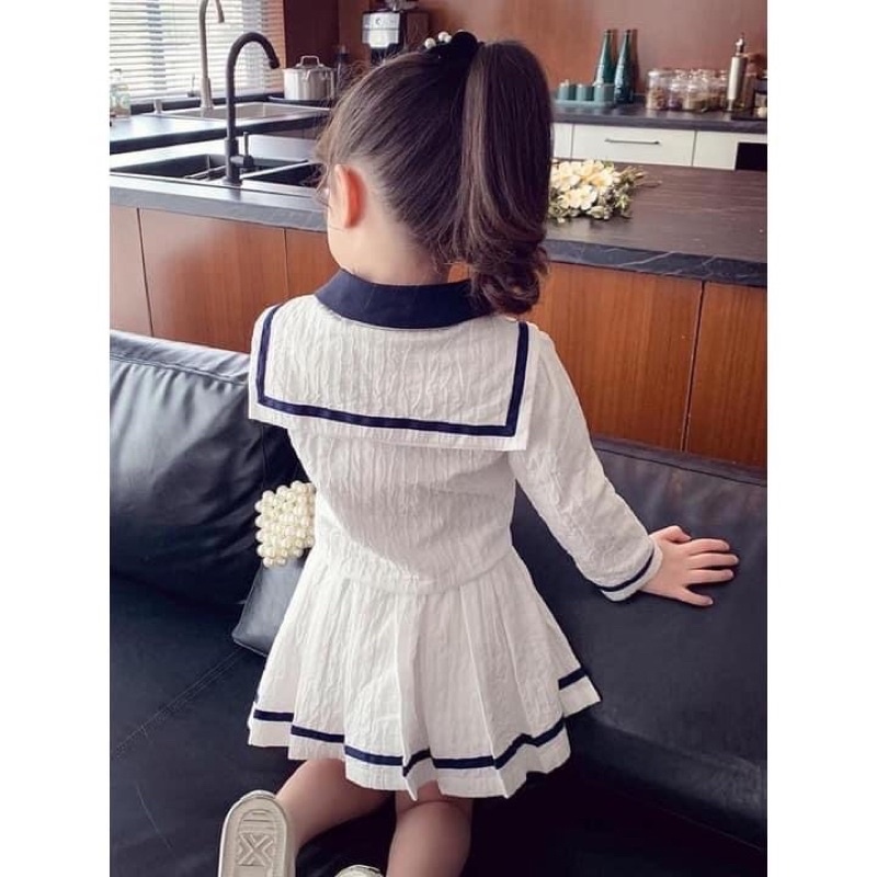 [Vest Xốp] Set váy bé gái mã 55066