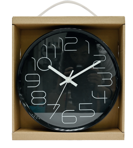 Wall clock 25cm 3 assorted uncle bills gw0326