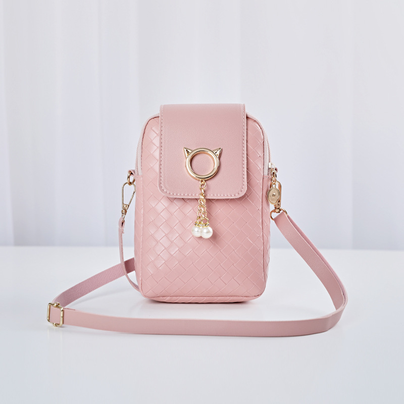 David&Bella New style female bag fashion one-shoulder diagonal bag Korean version ladies mobile phone bag coin purse